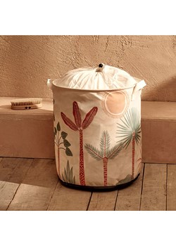 BELLA MAISON Kosz "Abstract" w kolorze beżowym ze wzorem na pranie - wys. 40 x Ø 36 cm ze sklepu Limango Polska w kategorii Akcesoria łazienkowe - zdjęcie 188489671