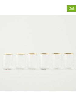 BELLA MAISON Szklanki (6 szt.) w kolorze złotym - 135 ml ze sklepu Limango Polska w kategorii Naczynia - zdjęcie 188489673