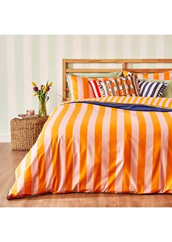 BELLA MAISON 3-częściowy komplet pościeli "Line" w kolorze jasnoróżowo-pomarańczowym ze sklepu Limango Polska w kategorii Pościele - zdjęcie 188490161