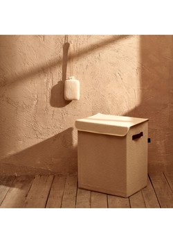 BELLA MAISON Kosz "Karla" w kolorze kremowym na pranie - 40 x 50 x 30 cm ze sklepu Limango Polska w kategorii Akcesoria łazienkowe - zdjęcie 188490194