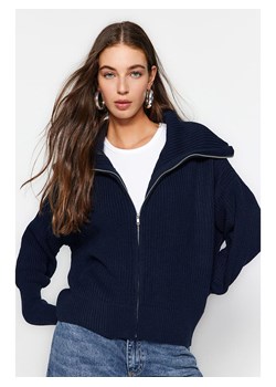 trendyol Kardigan w kolorze granatowym ze sklepu Limango Polska w kategorii Swetry damskie - zdjęcie 188490472