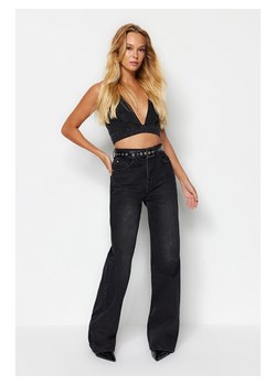 trendyol Dżinsy - Comfort fit - w kolorze czarnym ze sklepu Limango Polska w kategorii Jeansy damskie - zdjęcie 188490710