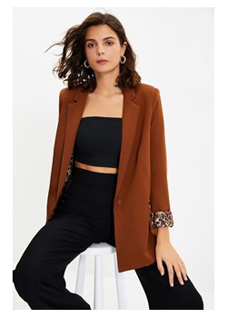 trendyol Blezer w kolorze jasnobrązowym ze sklepu Limango Polska w kategorii Marynarki damskie - zdjęcie 188491080
