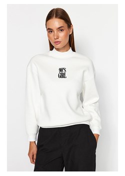 trendyol Bluza w kolorze białym ze sklepu Limango Polska w kategorii Bluzy damskie - zdjęcie 188491373