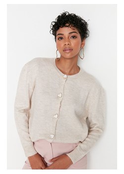 trendyol Kardigan w kolorze kremowym ze sklepu Limango Polska w kategorii Swetry damskie - zdjęcie 188491494
