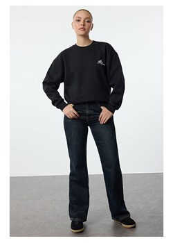 trendyol Bluza w kolorze czarnym ze sklepu Limango Polska w kategorii Bluzy damskie - zdjęcie 188492213