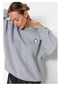 trendyol Bluza w kolorze szarym ze sklepu Limango Polska w kategorii Bluzy damskie - zdjęcie 188492220