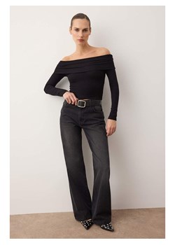 trendyol Bluzka w kolorze czarnym ze sklepu Limango Polska w kategorii Bluzki damskie - zdjęcie 188492240