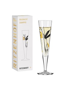 RITZENHOFF Kieliszek w kolorze złoto-czarnym do szampana - 205 ml ze sklepu Limango Polska w kategorii Naczynia - zdjęcie 188492834