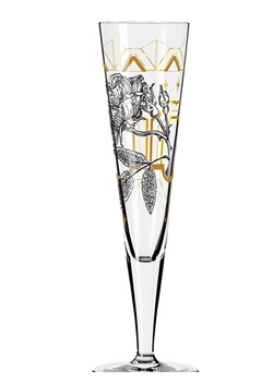 RITZENHOFF Kieliszek w kolorze złoto-czarnym do szampana - 205 ml ze sklepu Limango Polska w kategorii Naczynia - zdjęcie 188492860