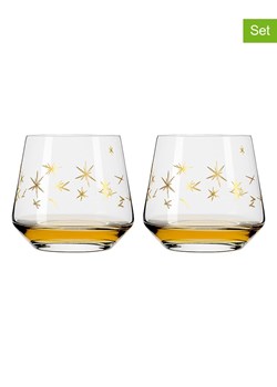 RITZENHOFF Szklanki (2 szt.) "Deluxe" w kolorze złotym - 420 ml ze sklepu Limango Polska w kategorii Naczynia - zdjęcie 188493182