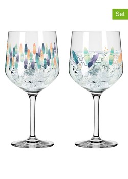 RITZENHOFF Kieliszki (2 szt.) "Wanderlust" w kolorze zielono-fioletowym do ginu - 700 ml ze sklepu Limango Polska w kategorii Naczynia - zdjęcie 188493240