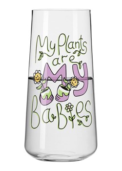 RITZENHOFF Szklanka "Home+Garden" w kolorze zielono-fioletowym - 600 ml ze sklepu Limango Polska w kategorii Naczynia - zdjęcie 188493423