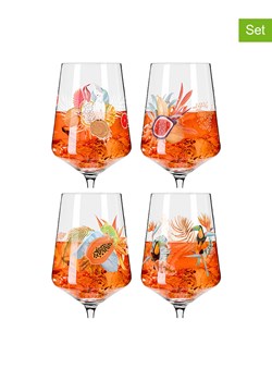 RITZENHOFF Kieliszki (4 szt.) w kolorze pomarańczowym do koktajli - 544 ml ze sklepu Limango Polska w kategorii Naczynia - zdjęcie 188493493