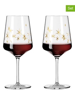 RITZENHOFF Kieliszki (2 szt.) w kolorze złotym do czerwonego wina - 540 ml ze sklepu Limango Polska w kategorii Naczynia - zdjęcie 188493633