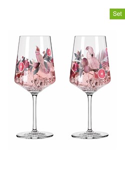 RITZENHOFF Kieliszki (2 szt.) w kolorze jasnoróżowym do koktajli - 544 ml ze sklepu Limango Polska w kategorii Naczynia - zdjęcie 188493653