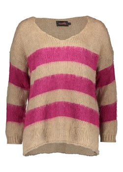 miss goodlife Sweter "Stripes" w kolorze beżowo-różowym ze sklepu Limango Polska w kategorii Swetry damskie - zdjęcie 188493861