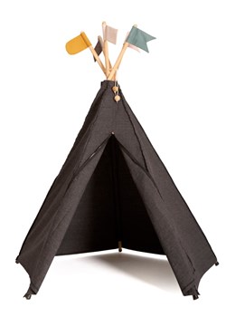 roommate Namiot w kolorze antracytowym do zabawy - 135 x 135 x 150 cm ze sklepu Limango Polska w kategorii Zabawki - zdjęcie 188493911