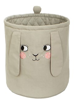 roommate Kosz "Bunny" w kolorze szarym do przechowywania - wys. 40 x Ø 35 cm ze sklepu Limango Polska w kategorii Pojemniki kuchenne - zdjęcie 188493991