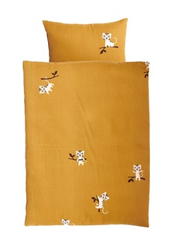 roommate Komplet pościeli "Tiger" w kolorze musztardowym dla lalek ze sklepu Limango Polska w kategorii Pościel dziecięca - zdjęcie 188494021