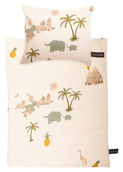 roommate Komplet pościeli "Tropical" w kolorze kremowym ze wzorem dla lalek ze sklepu Limango Polska w kategorii Pościel dziecięca - zdjęcie 188494022