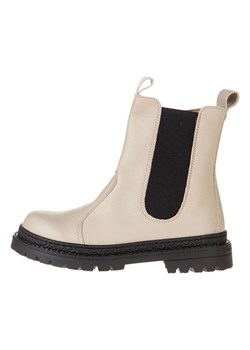 lamino Skórzane sztyblety w kolorze kremowym ze sklepu Limango Polska w kategorii Buty zimowe dziecięce - zdjęcie 188496671