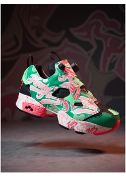 Reebok Sneakersy EO-INSTAPUMP FURY 94 100239571 Zielony ze sklepu MODIVO w kategorii Buty sportowe damskie - zdjęcie 188500572