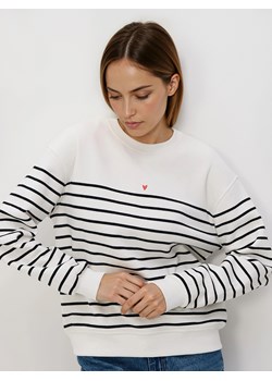 Reserved - Bluza w paski z haftem - wielobarwny ze sklepu Reserved w kategorii Bluzy damskie - zdjęcie 188501440