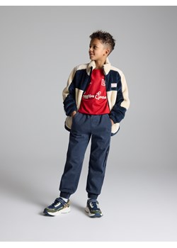 Reserved - Wysokoelastyczne spodnie jogger - granatowy ze sklepu Reserved w kategorii Spodnie chłopięce - zdjęcie 188502460