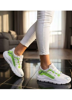 Damskie buty sportowe na platformie /D7-2 7960 S249/ ze sklepu Pantofelek24.pl w kategorii Buty sportowe damskie - zdjęcie 188502750