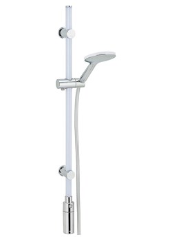 Wenko Zestaw prysznicowy w kolorze biało-srebrnym z funkcją zmiany koloru ze sklepu Limango Polska w kategorii Akcesoria łazienkowe - zdjęcie 188503040