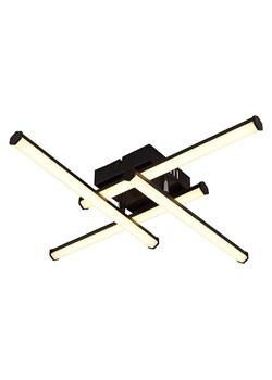 Globo lighting Lampa sufitowa LED "Kirina" w kolorze czarnym - 110 x 120 x 6 cm ze sklepu Limango Polska w kategorii Oświetlenie - zdjęcie 188503222