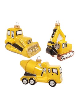 Krebs Glas Lauscha Ozdoby choinkowe (2 szt.) w kolorze złotym ze sklepu Limango Polska w kategorii Dekoracje bożonarodzeniowe - zdjęcie 188503284