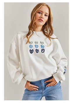 Bianco Lucci Bluza w kolorze białym ze sklepu Limango Polska w kategorii Bluzy damskie - zdjęcie 188503534