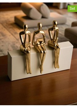 Lucky Bees Dekoracje (3 szt.) w kolorze złotym - 17 x 5 cm ze sklepu Limango Polska w kategorii Dekoracje - zdjęcie 188503572