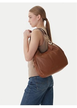 Torebka MICHAEL Michael Kors Lillie 30T9G0LE3L Brązowy ze sklepu eobuwie.pl w kategorii Torebki worki - zdjęcie 188503630