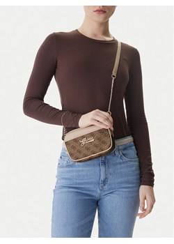 Torebka Guess J6RZ27 WFMF0 Brązowy ze sklepu eobuwie.pl w kategorii Listonoszki - zdjęcie 188503632