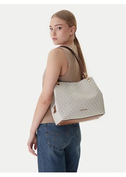 Torebka MICHAEL Michael Kors Kensington 30F3G8KT7B Écru ze sklepu eobuwie.pl w kategorii Torby Shopper bag - zdjęcie 188503661