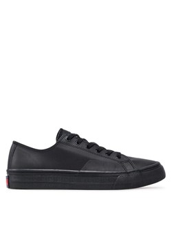 Tenisówki Tommy Jeans Leather Vulc EM0EM01047 Czarny ze sklepu eobuwie.pl w kategorii Trampki męskie - zdjęcie 188503663