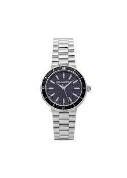 Zegarek KARL LAGERFELD R0553104502 Srebrny ze sklepu eobuwie.pl w kategorii Zegarki - zdjęcie 188503681