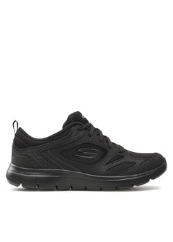 Skechers Sneakersy Suited 12982/BBK Czarny ze sklepu MODIVO w kategorii Buty sportowe damskie - zdjęcie 188504023