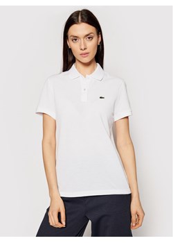 Lacoste Polo PF7839 Biały Classic Fit ze sklepu MODIVO w kategorii Bluzki damskie - zdjęcie 188504084