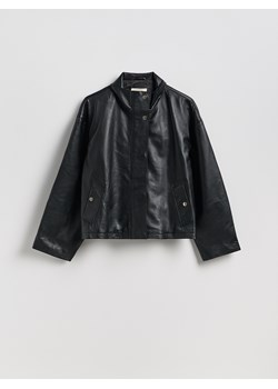 Reserved - Kurtka z owczej skóry - czarny ze sklepu Reserved w kategorii Kurtki damskie - zdjęcie 188504570