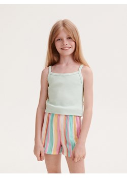 Reserved - Top na ramiączkach - jasnozielony ze sklepu Reserved w kategorii Bluzki dziewczęce - zdjęcie 188504694