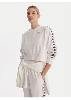 Kappa Bluza Banda Marbella 351S2HW Biały Oversize ze sklepu MODIVO w kategorii Bluzy damskie - zdjęcie 188506160