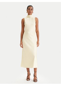 Patrizia Pepe Sukienka koktajlowa 8A1627/A269-Y478 Żółty Regular Fit ze sklepu MODIVO w kategorii Sukienki - zdjęcie 188506161