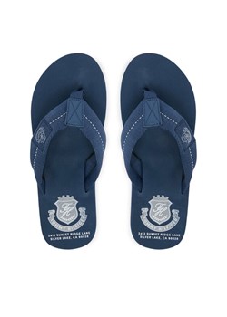Tommy Hilfiger Japonki Patch Hilfiger Beach Sandal FM0FM05804 Niebieski ze sklepu MODIVO w kategorii Klapki męskie - zdjęcie 188506230
