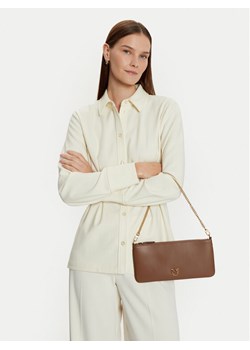 PINKO Torebka Horizontal Flat AI 24-25- PCPL 102747 A0F1 Brązowy ze sklepu MODIVO w kategorii Kopertówki - zdjęcie 188506271