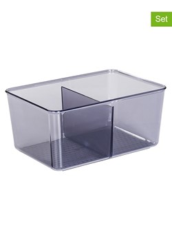 Wenko 2-częściowy zestaw "San Diego" w kolorze szarym - 22,3 x 15,3 cm ze sklepu Limango Polska w kategorii Akcesoria i przechowywanie - zdjęcie 188507243