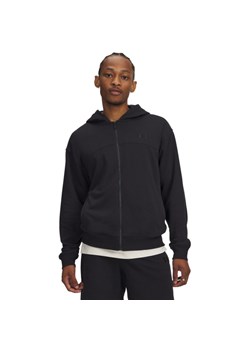 Męska bluza rozpinana z kapturem Under Armour UA Rival LW FZ - czarna ze sklepu Sportstylestory.com w kategorii Bluzy męskie - zdjęcie 188509362